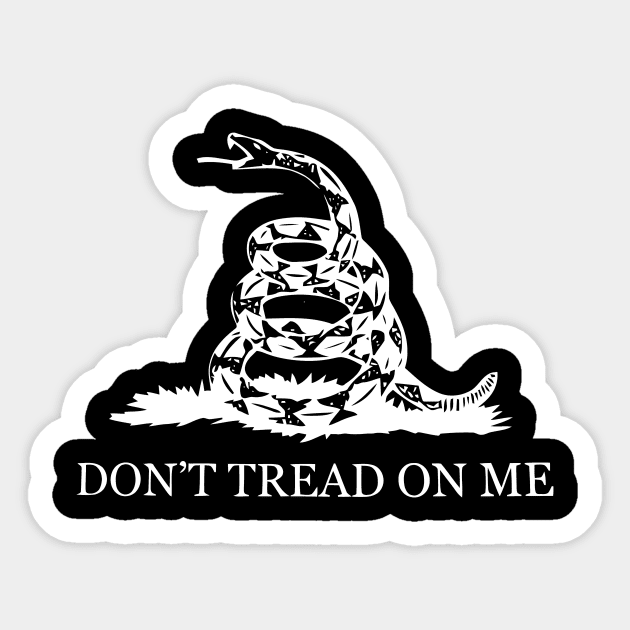 Gadsden Flag Sticker by warishellstore